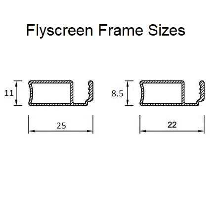 Aluminium Flyscreen Frame & Sill Winder Skirt - Image 3