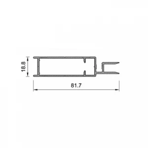 Aluminium Security Door Frame - Image 3