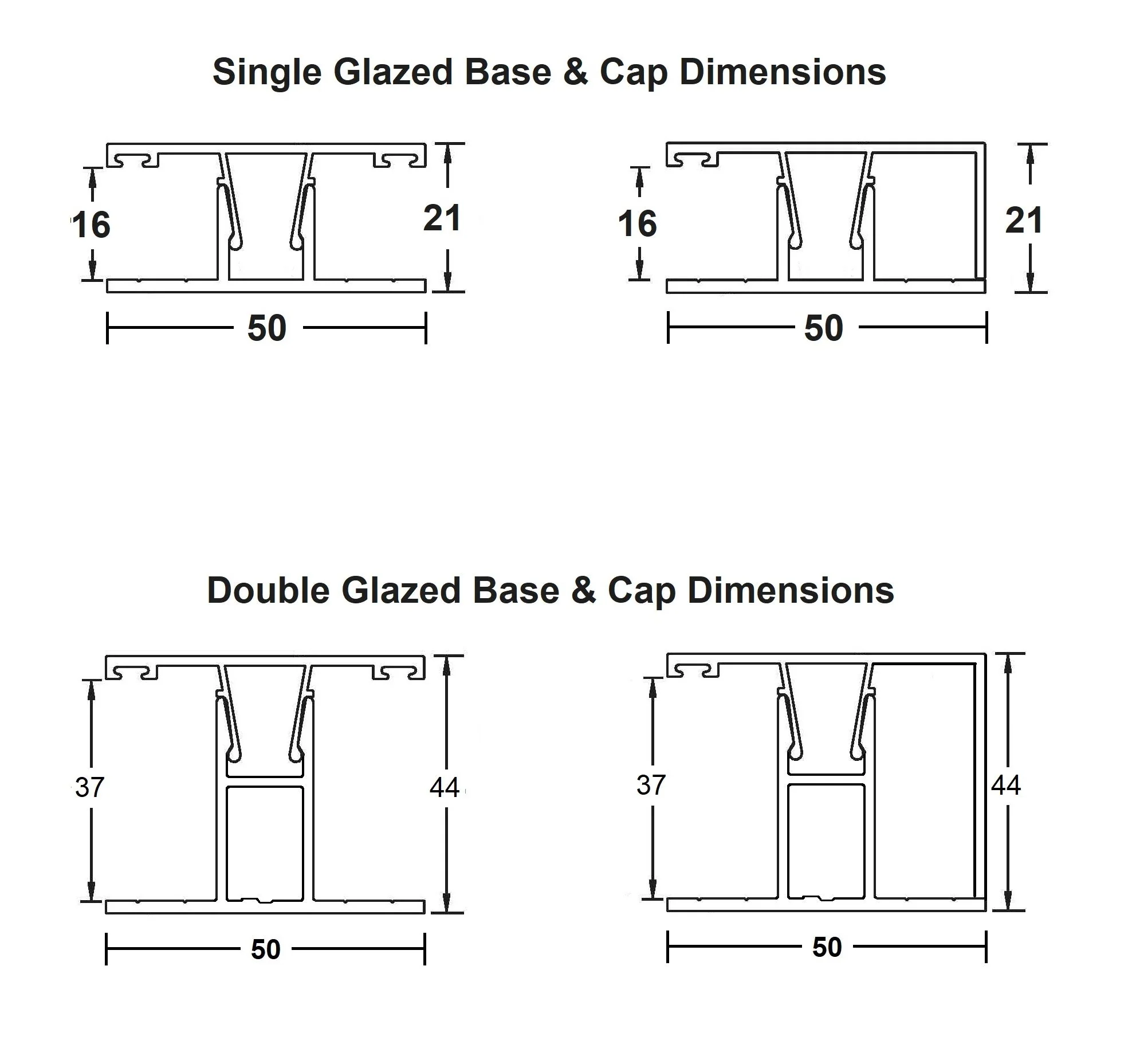 Aluminium Commercial Window Material - St Lucia Suite Style Framing & Glazing Bars - Image 14