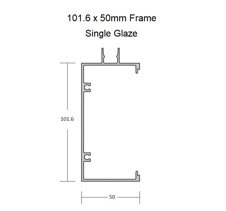 Aluminium Commercial Window Material - St Lucia Suite Style Framing & Glazing Bars - Image 3